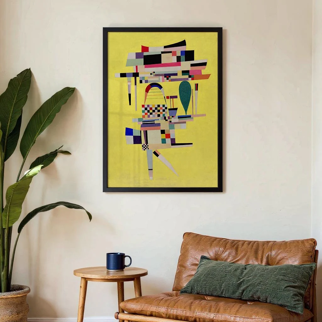 Yellow Painting by Wassily Kandinsky - Image 3