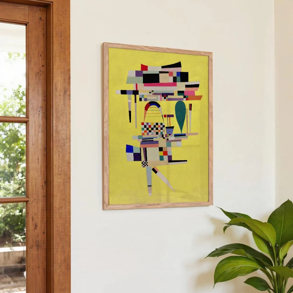 Yellow Painting by Wassily Kandinsky - Image 4