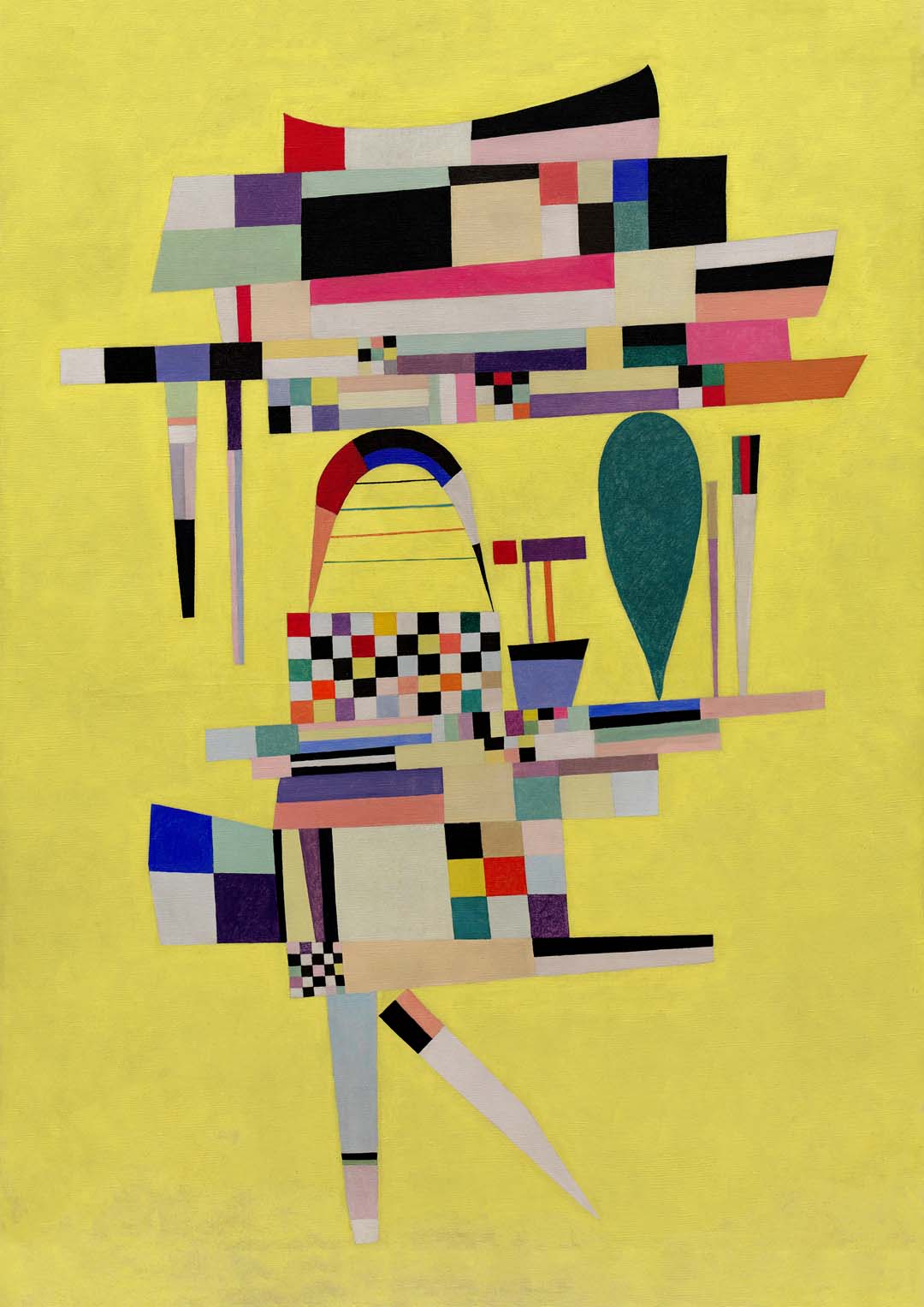 Yellow Painting by Wassily Kandinsky - Image 8