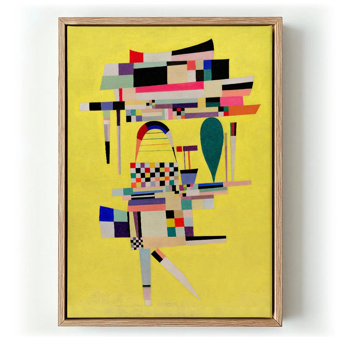 Yellow Painting by Wassily Kandinsky