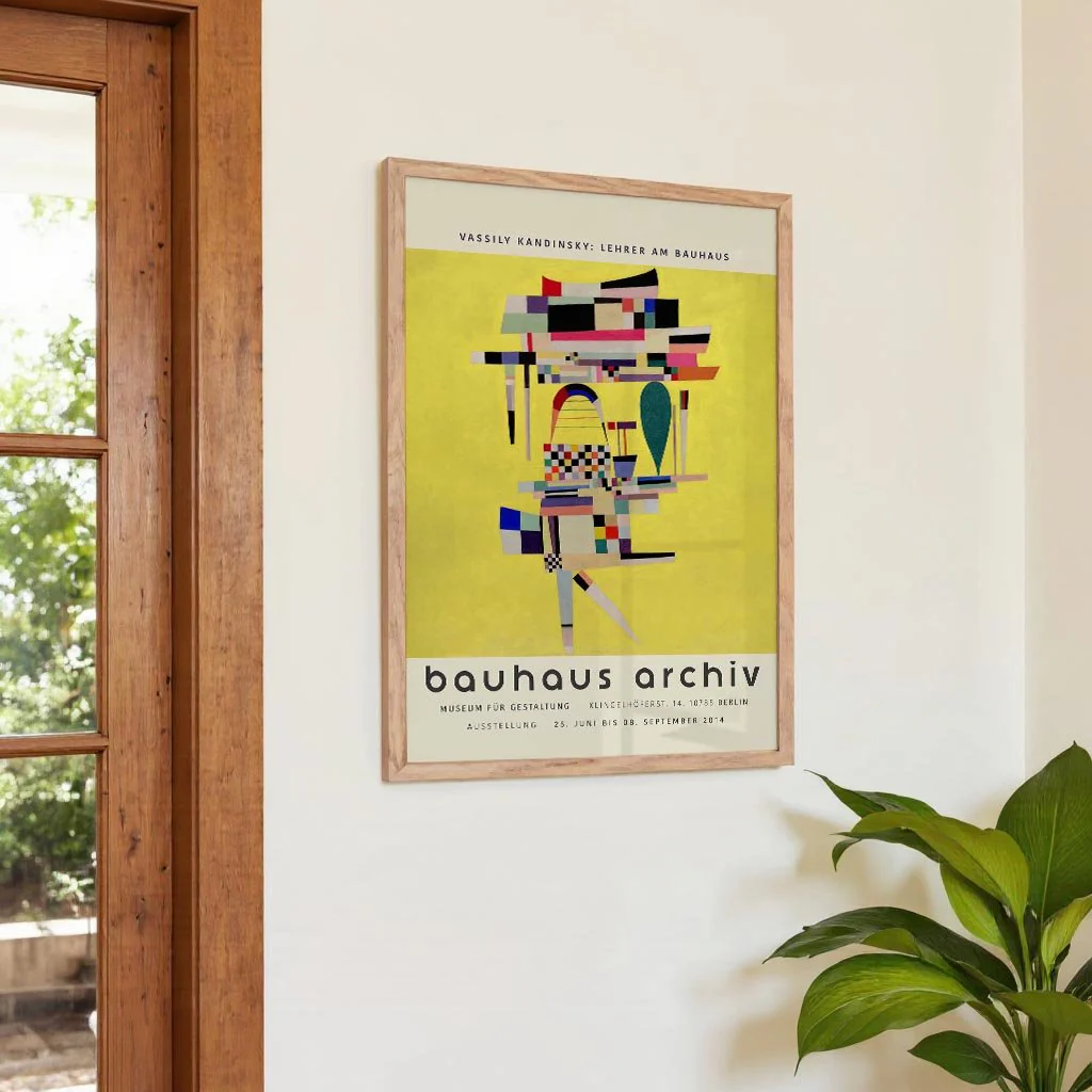 Yellow Painting by Wassily Kandinsky Exhibition - Image 4
