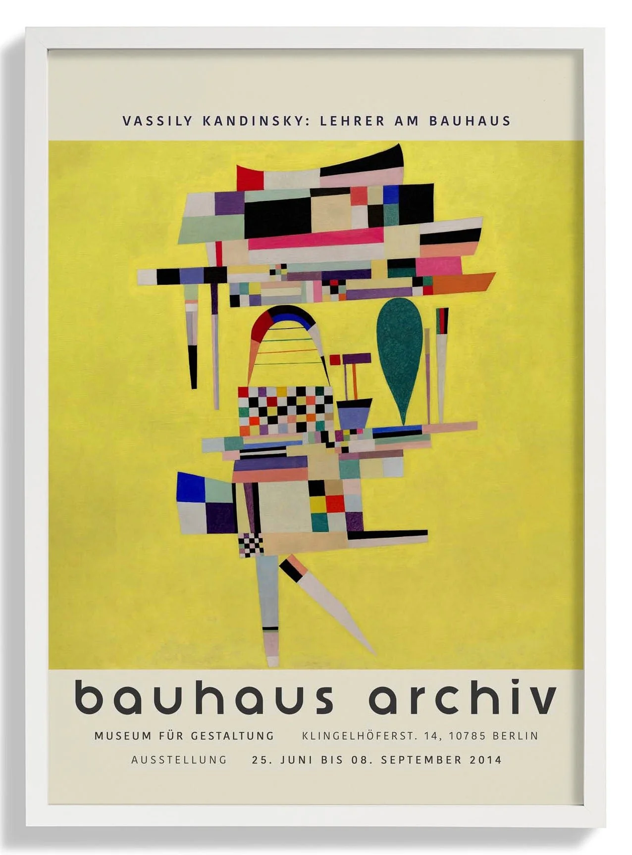 Yellow Painting by Wassily Kandinsky Exhibition - Image 5