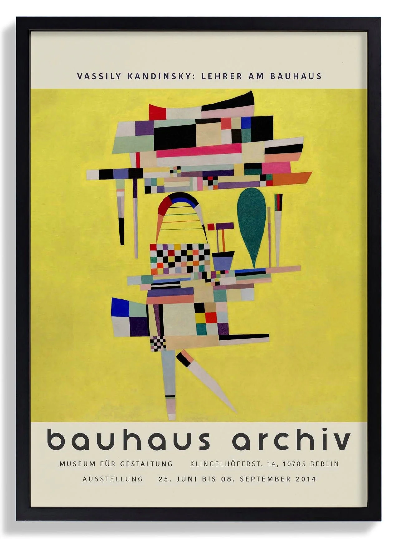 Yellow Painting by Wassily Kandinsky Exhibition - Image 6