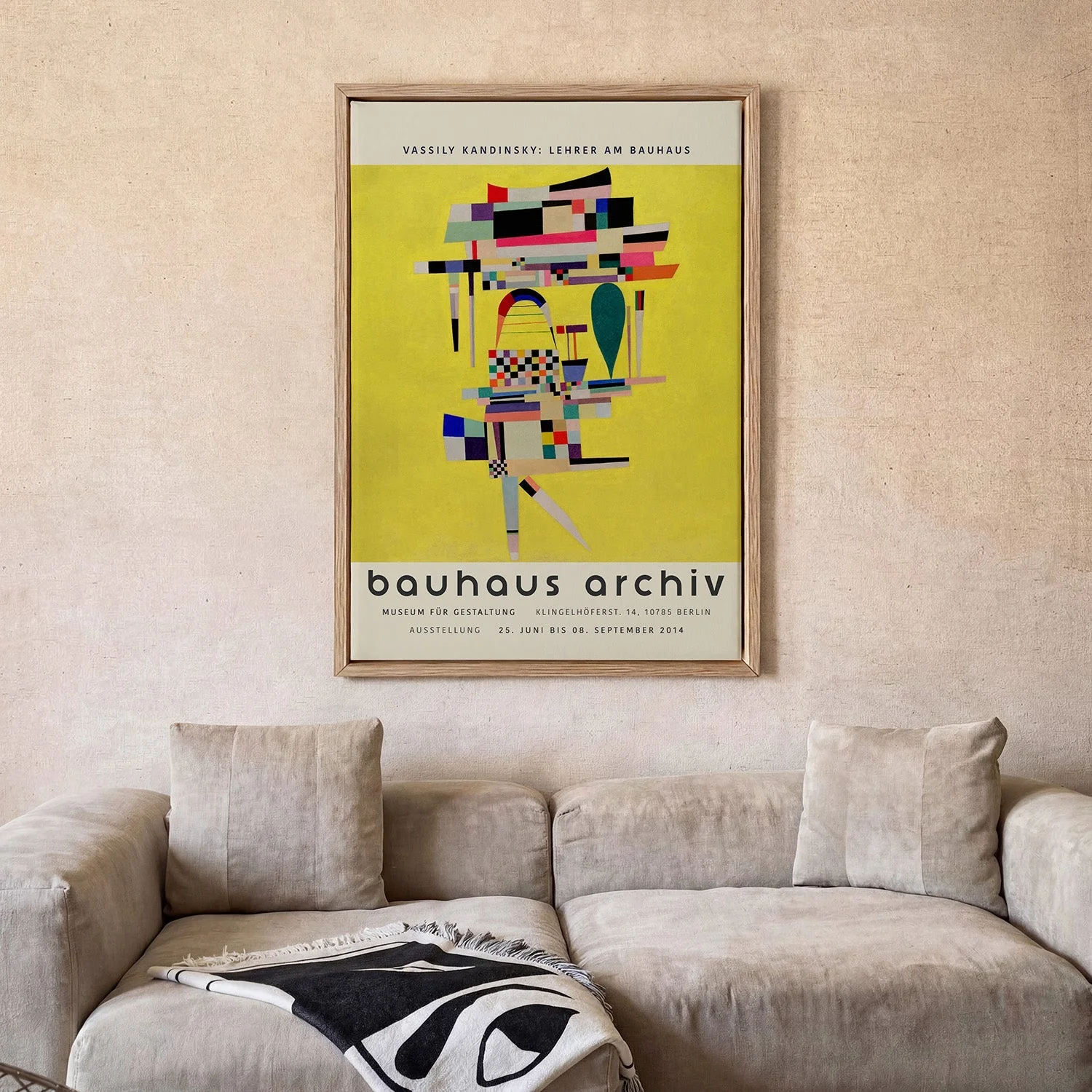 Yellow Painting by Wassily Kandinsky Exhibition - Image 2