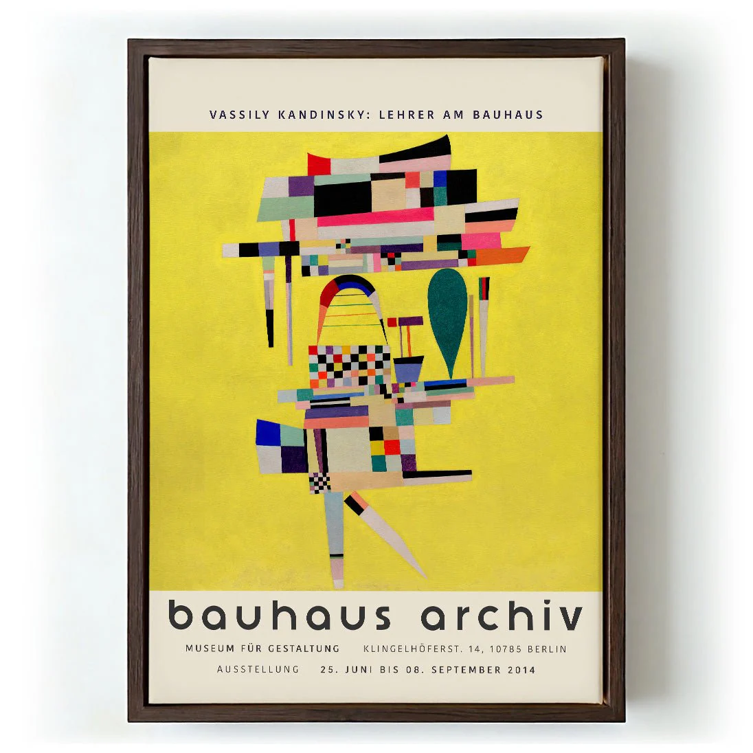 Yellow Painting by Wassily Kandinsky Exhibition - Image 5