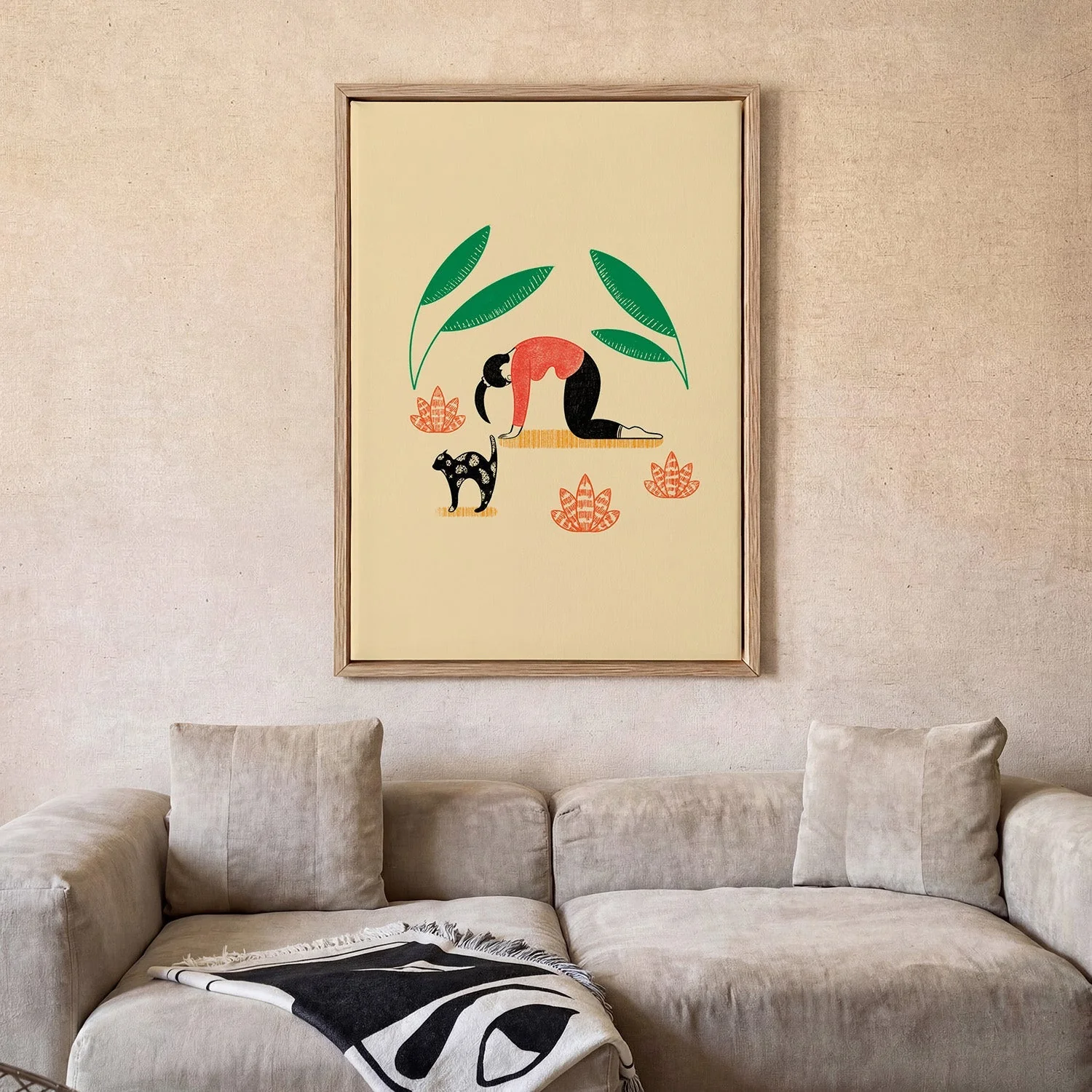 Yoga Cat Cow by Nicole Marra - Image 2