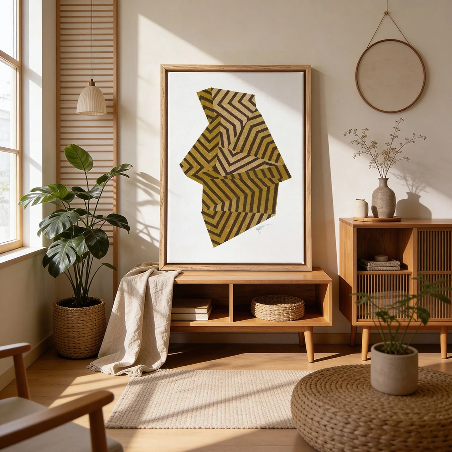 Zen Stone IV. (ochre version) by Paulina Vårregn - Image 4