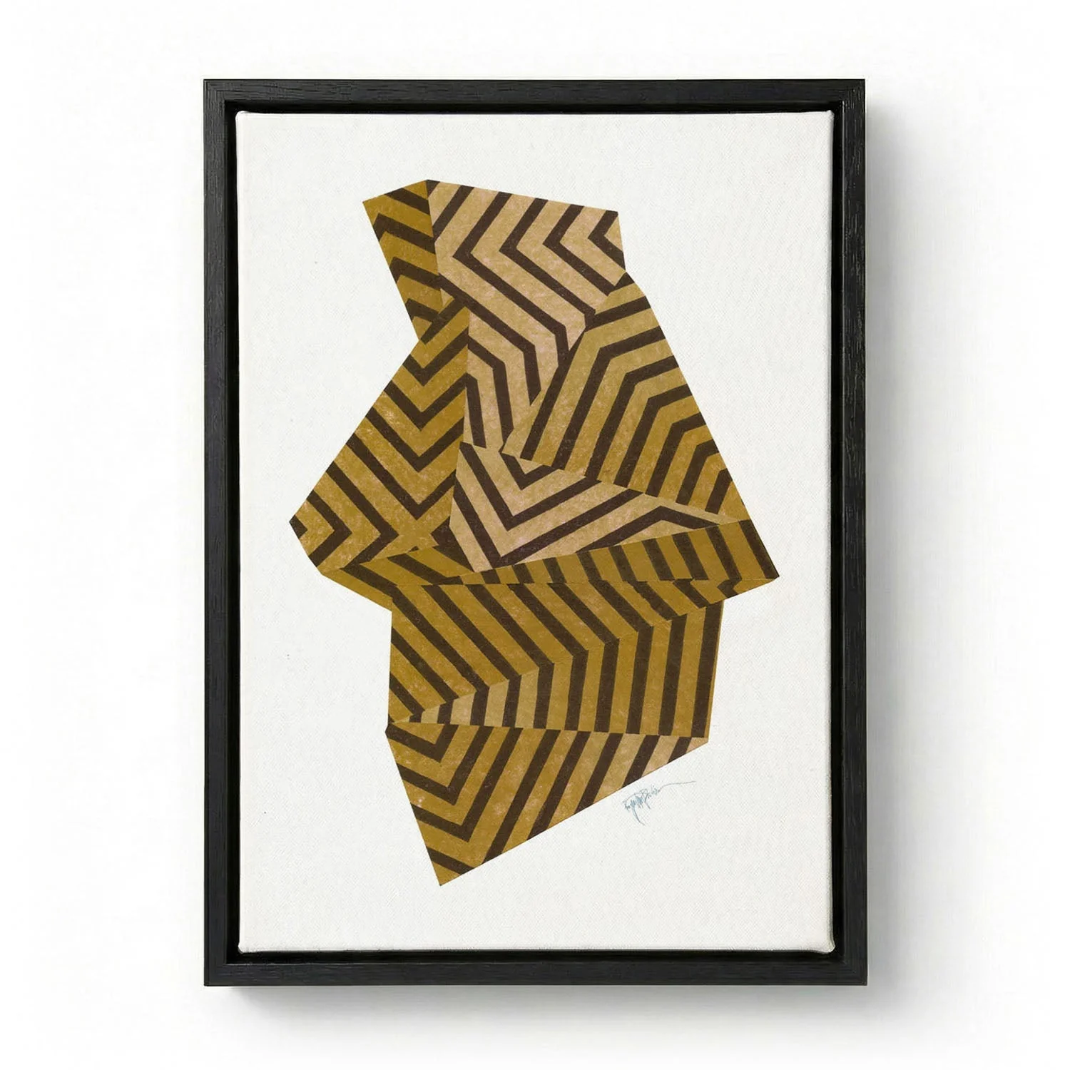 Zen Stone IV. (ochre version) by Paulina Vårregn - Image 5