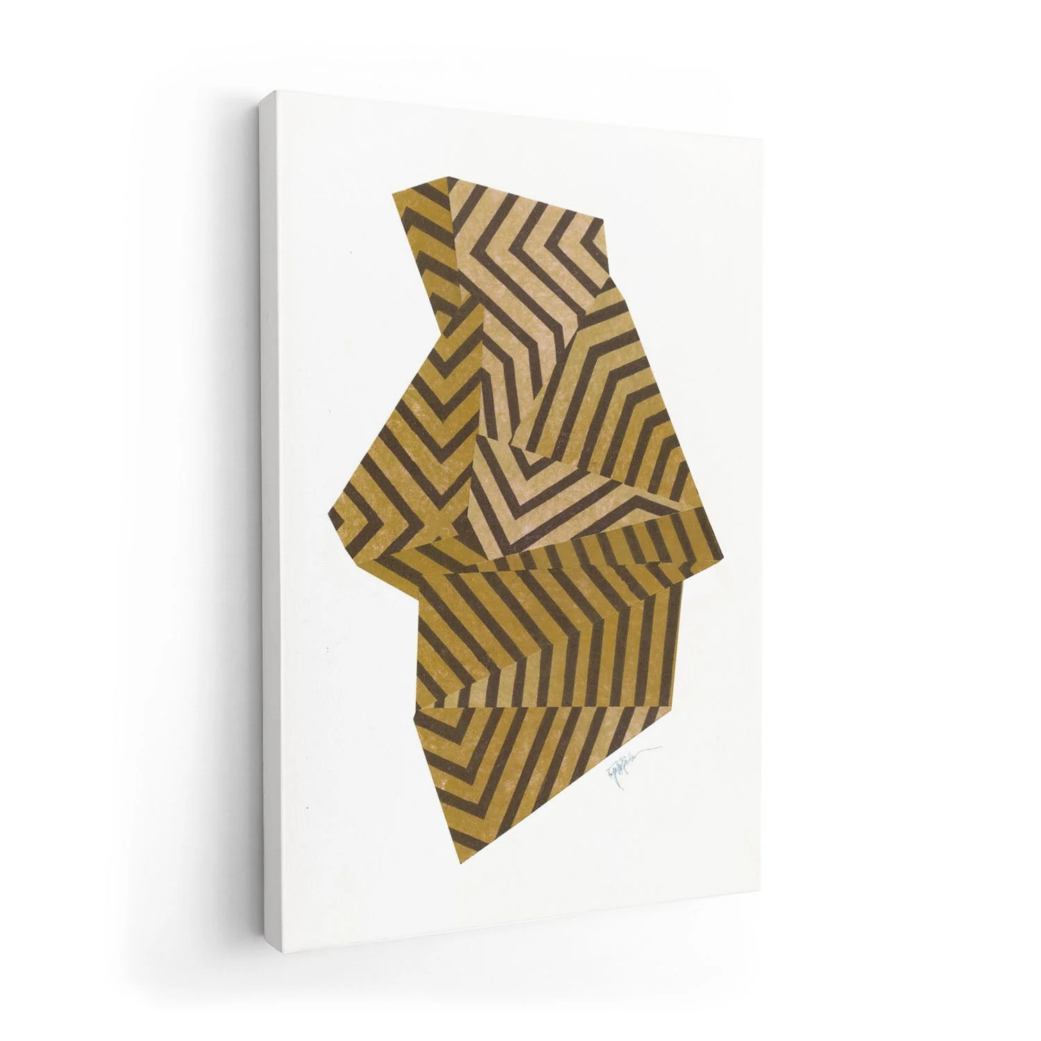 Zen Stone IV. (ochre version) by Paulina Vårregn - Image 7